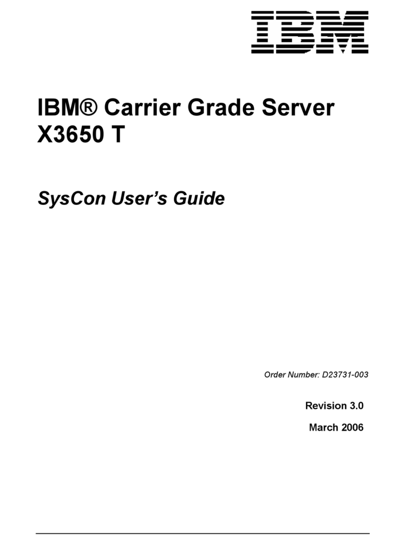 IBM Carrier Grade X3650 T User manual