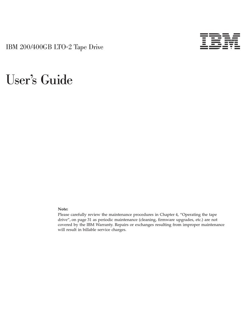 IBM 200 GB LTO-2 User manual