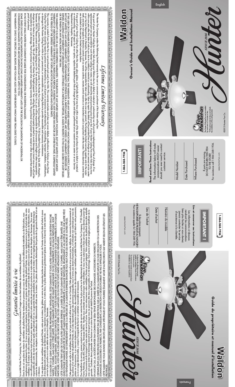 Hunter Waldon Instruction manual