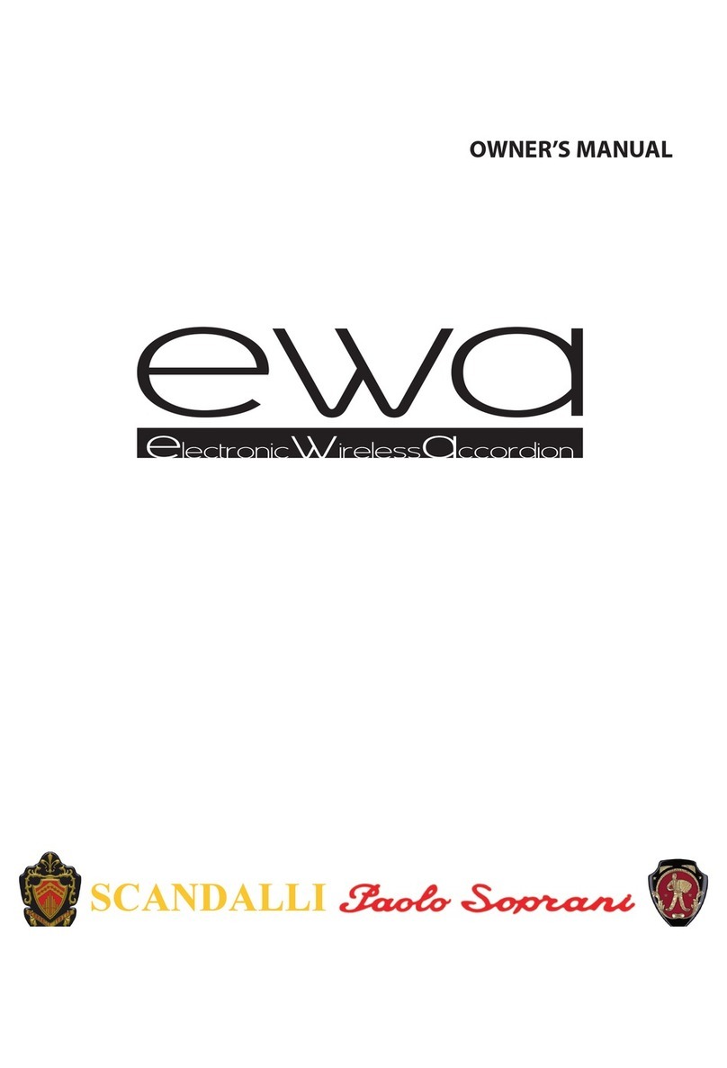 Scandalli EWA owner's manual