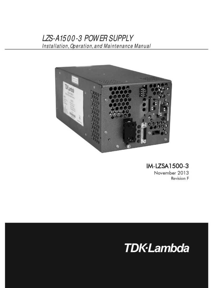TDK-Lambda LZS-A1500-3 User manual