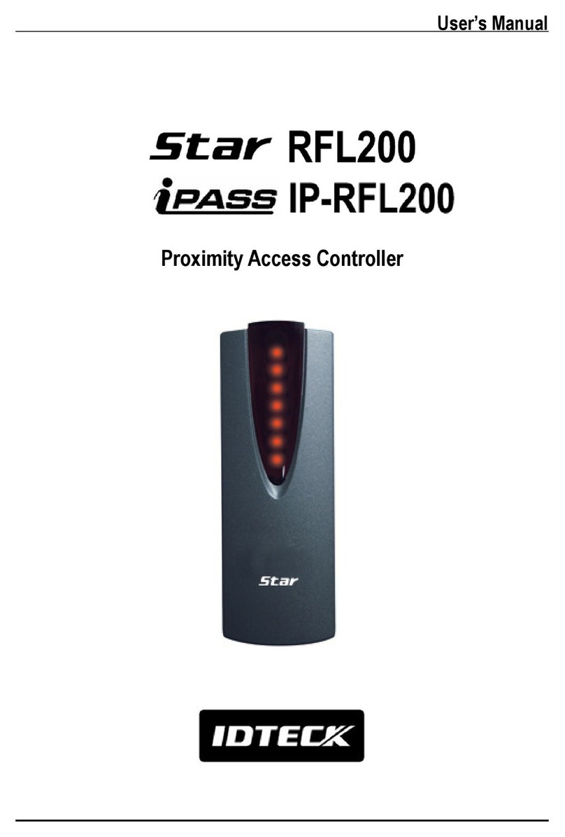 IDTECK Star RFL200 User manual