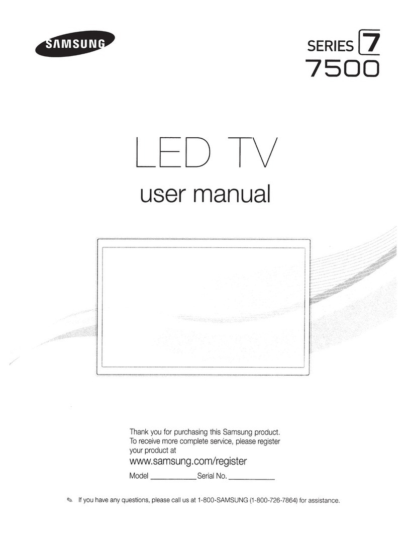 Samsung UN46F7500 User manual