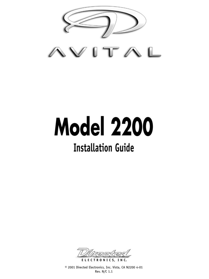 Avital 2200 installation guide