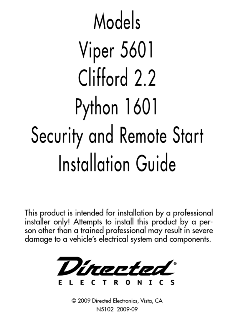 Directed Electronics Viper 5601 User manual
