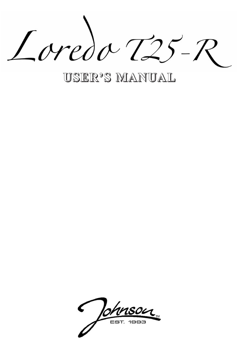 Johnson Loredo T25-R user manual
