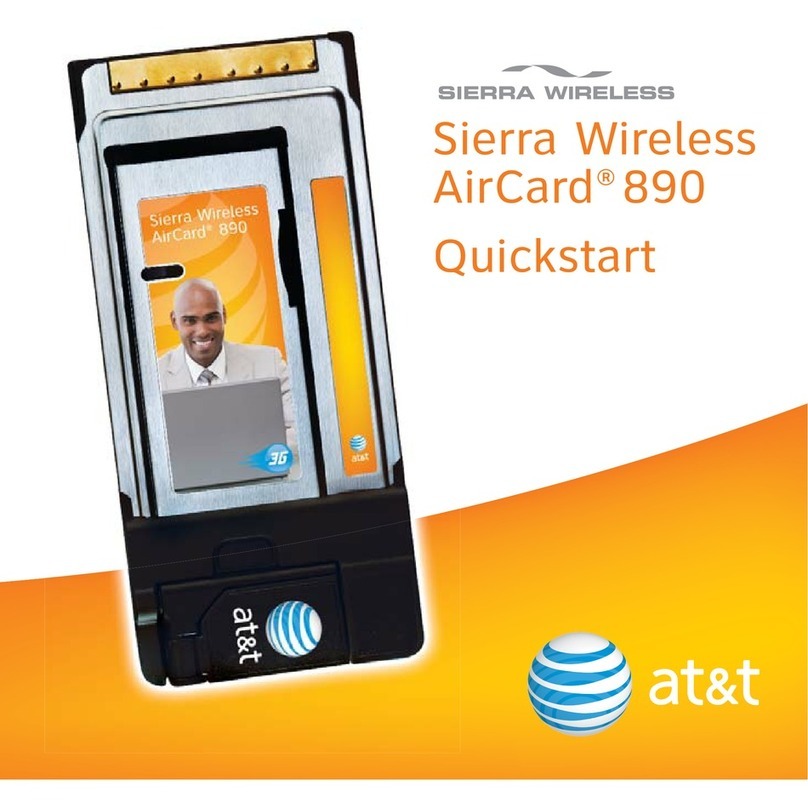 Sierra Wireless Sierra Wireless AirCard 890 User manual
