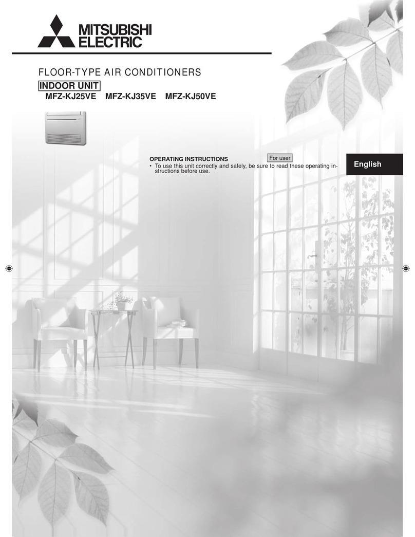 Mitsubishi Electric MFZ-KJ25VE User manual