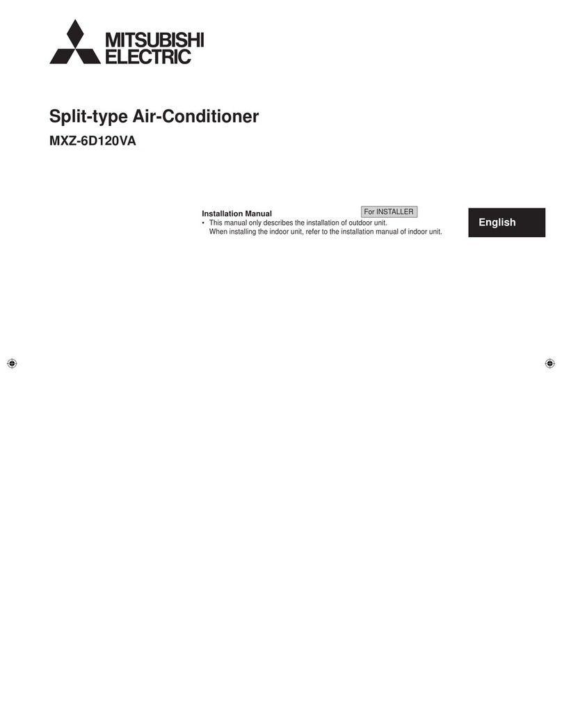 Mitsubishi Electric MXZ-6D120VA User manual
