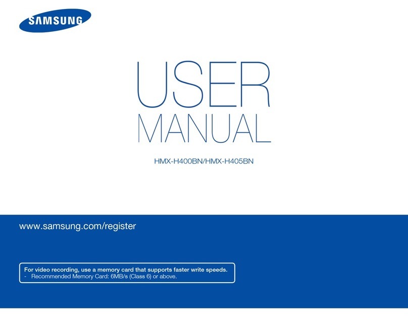 Samsung HMX-H400BN User manual