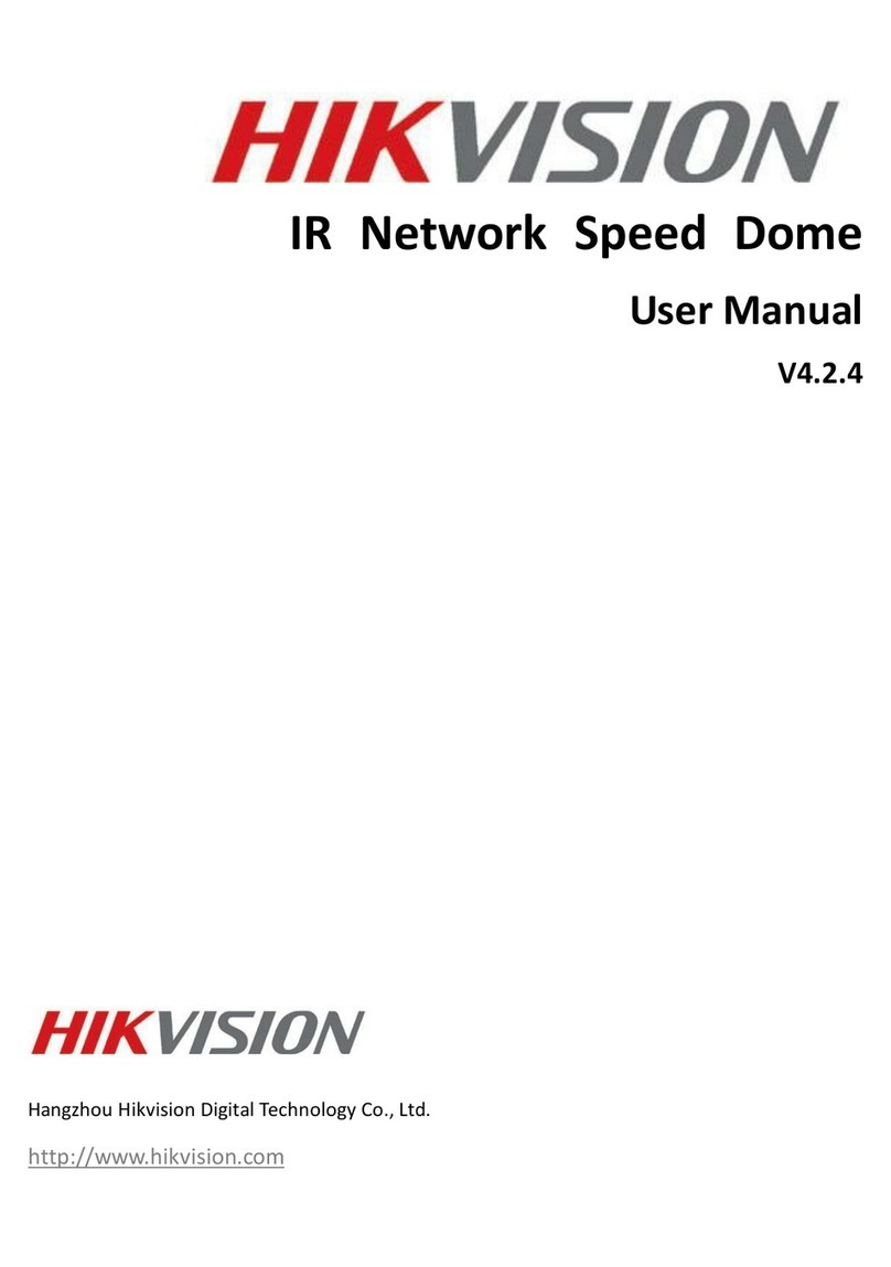 HIK VISION IR Network Speed Dome User manual