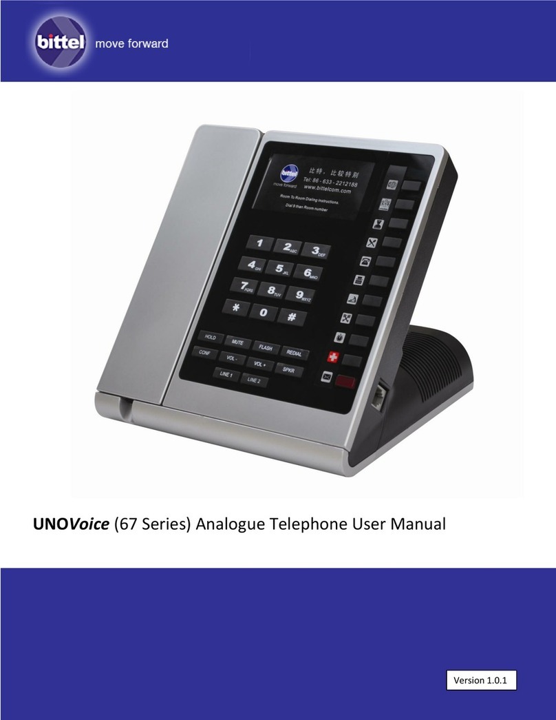 Bittel UNOVoice 67 Series User manual