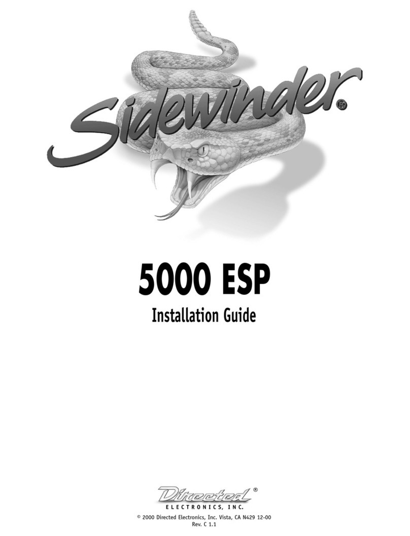 Sidewinder 5000 ESP installation guide