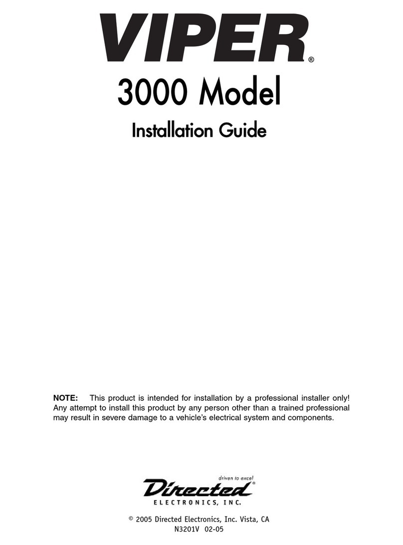 Viper SmartStart 3000 Series installation guide