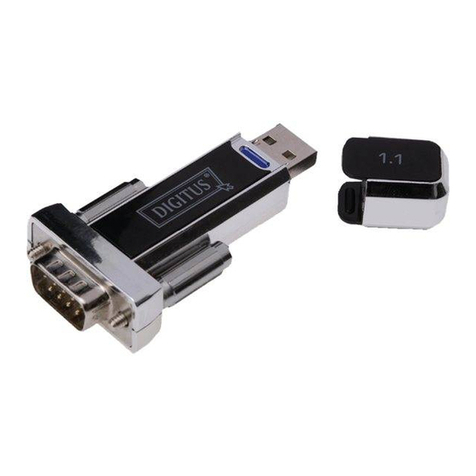 Digitus USB TO SERIAL CONVERTER User manual