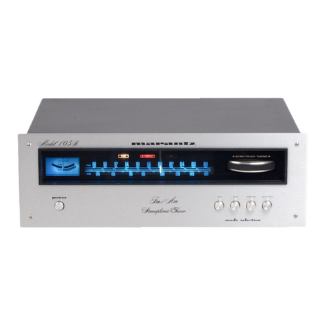 Marantz 105B User manual