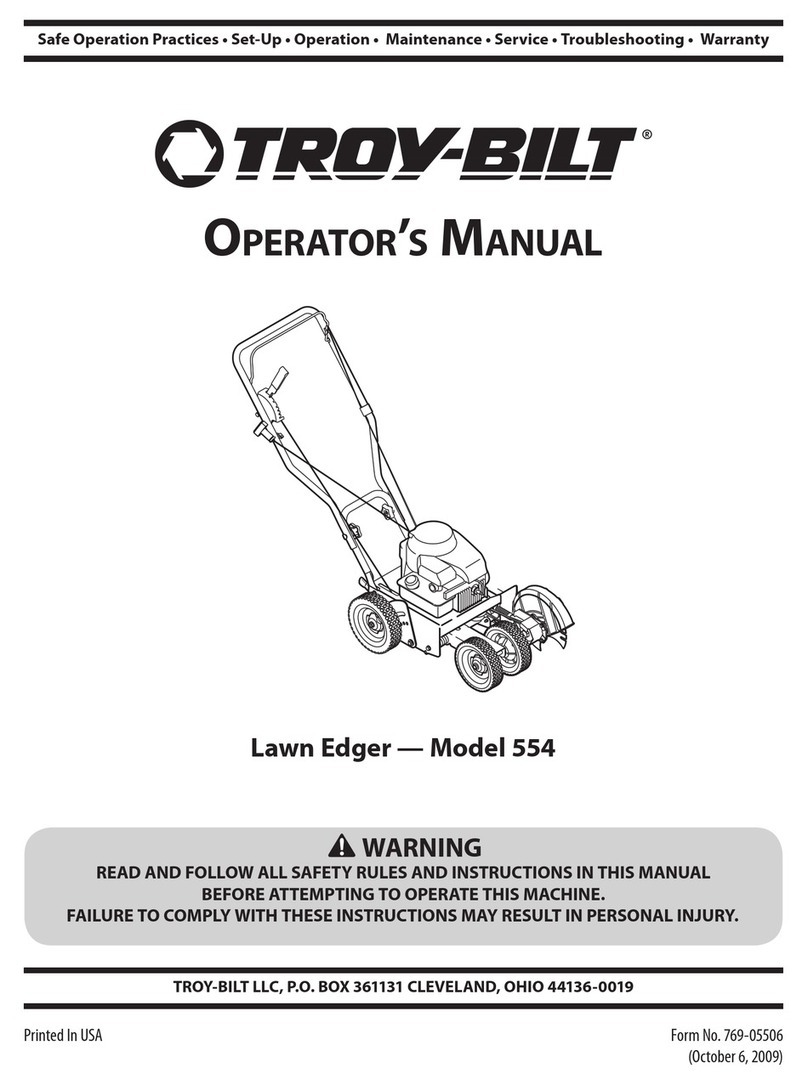 Troy-Bilt 554 User manual