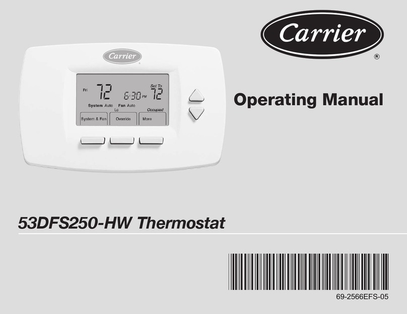 Carrier 53DFS250-HW operating manual