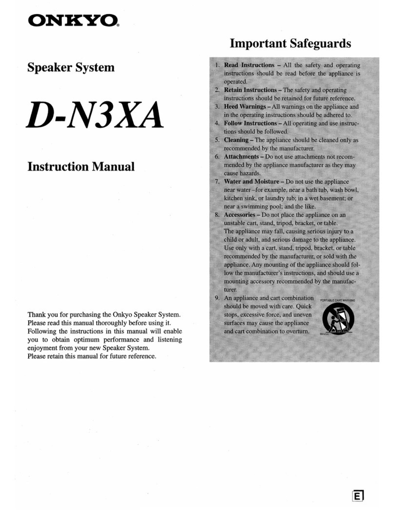 Onkyo D-N3XA User manual