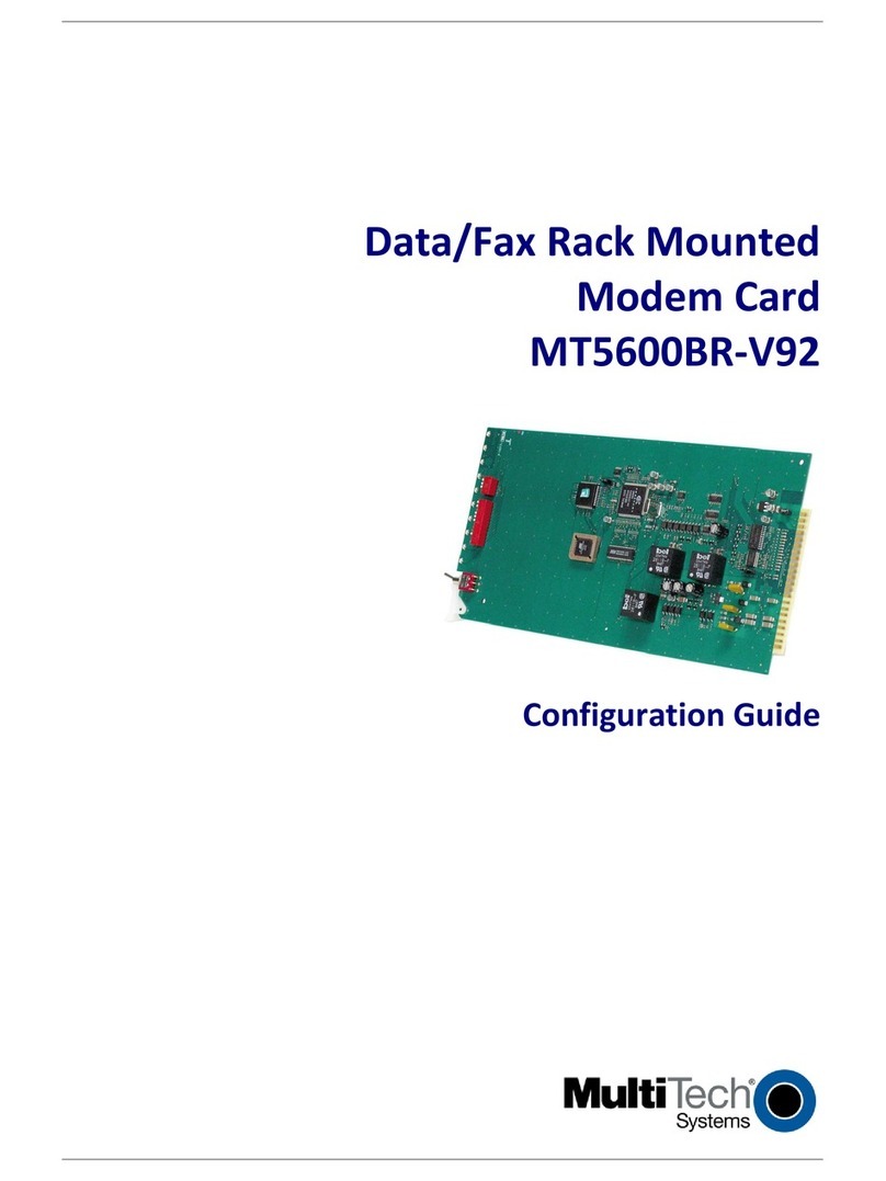 Multitech MultiModemII MT5600BR-V92 User manual