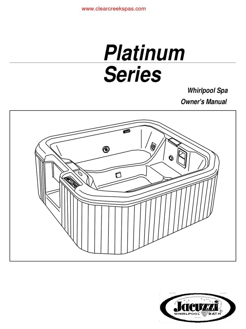Jacuzzi Platinum Series User manual