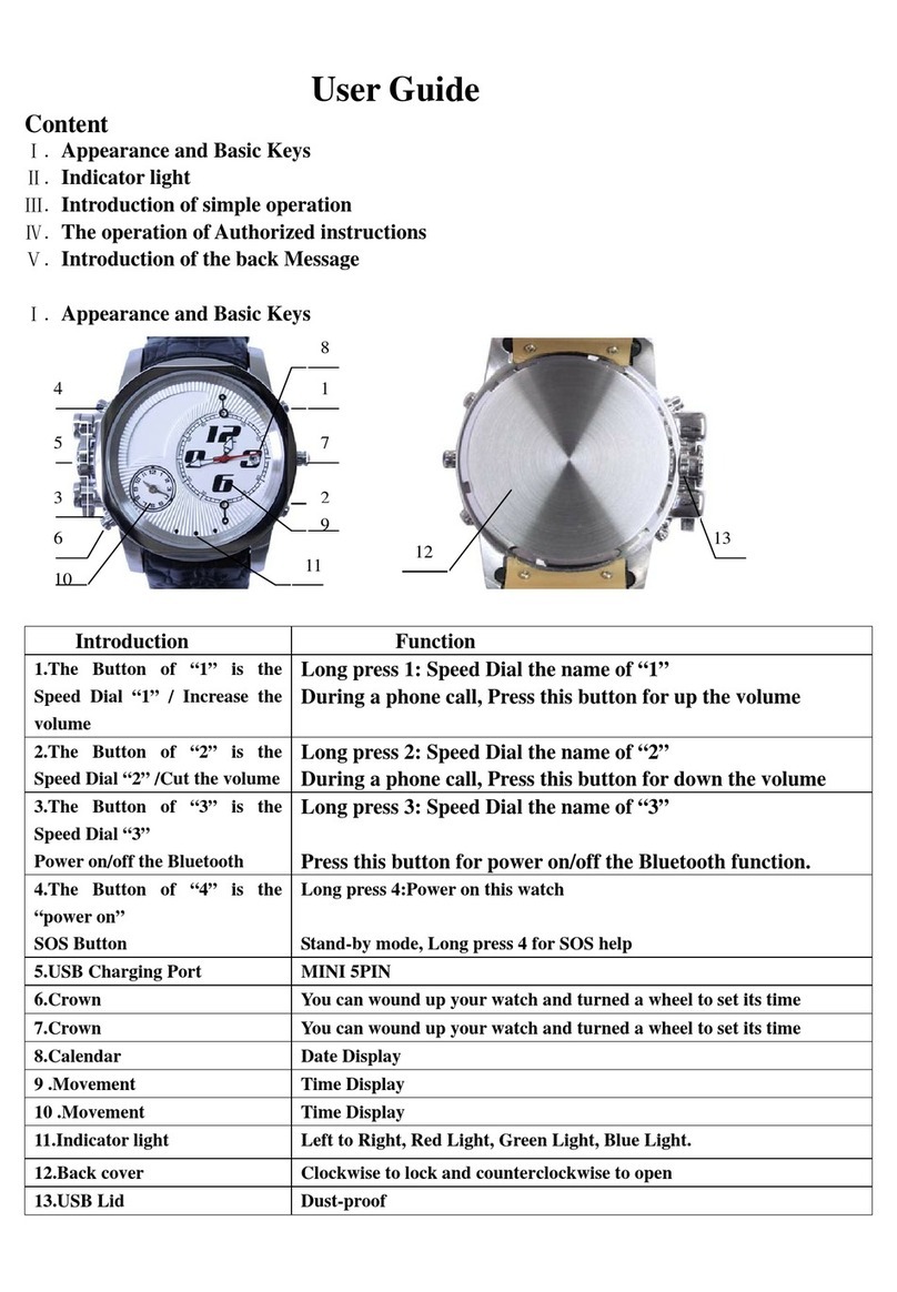 Montre WGSM355 user guide