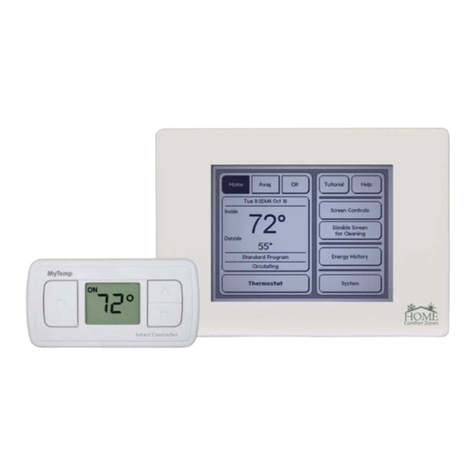 Home Comfort Zones MyTemp System user manual