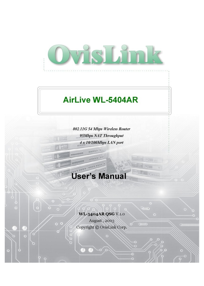 Ovislink AirLive WL-5404AR user manual