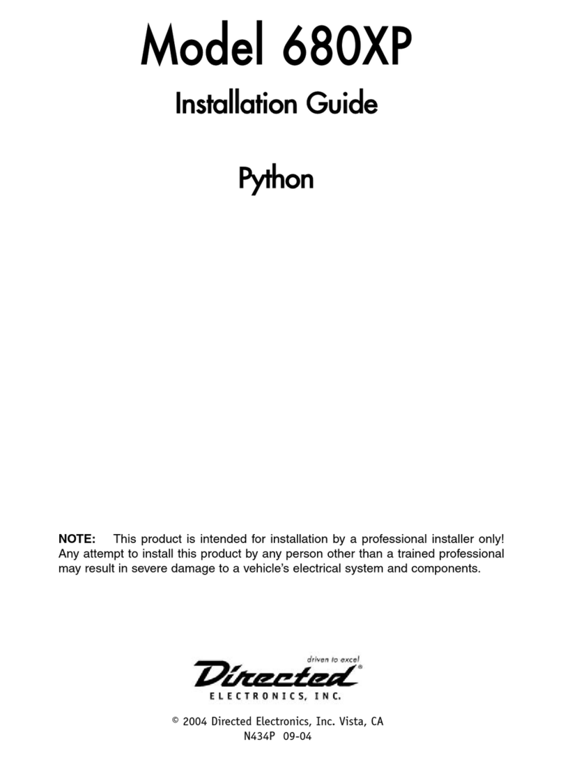 Python 680XP User manual
