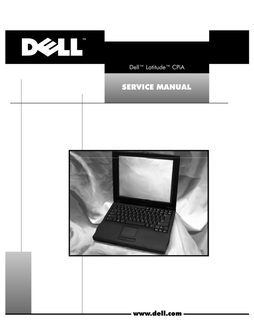 Dell LATITUDE cpia Service manual