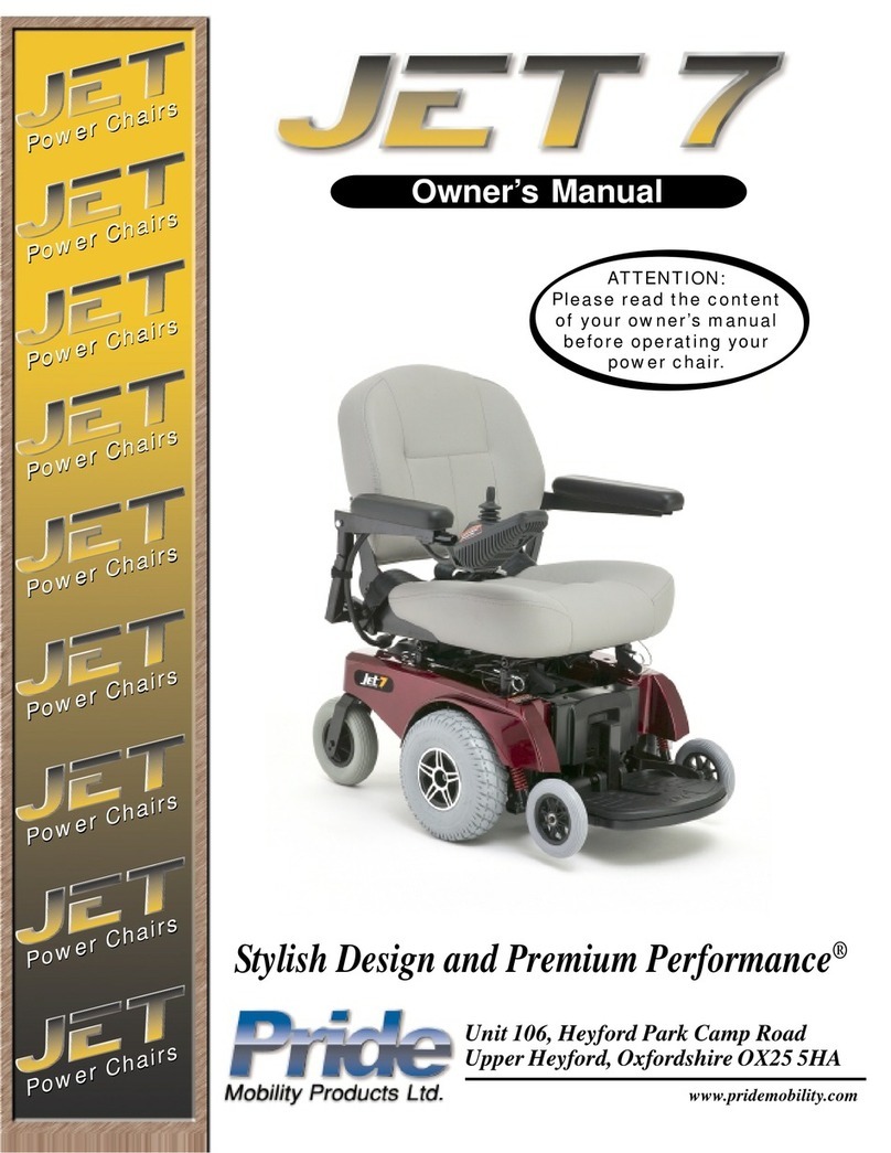 Pride Mobility Jet 7 User manual Pride Mobility Jet 7 User manual