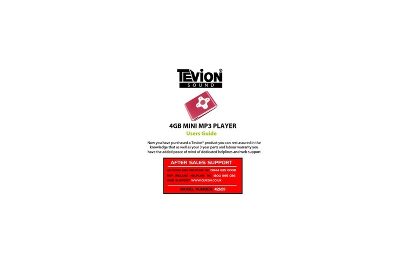 Tevion 42623 user guide