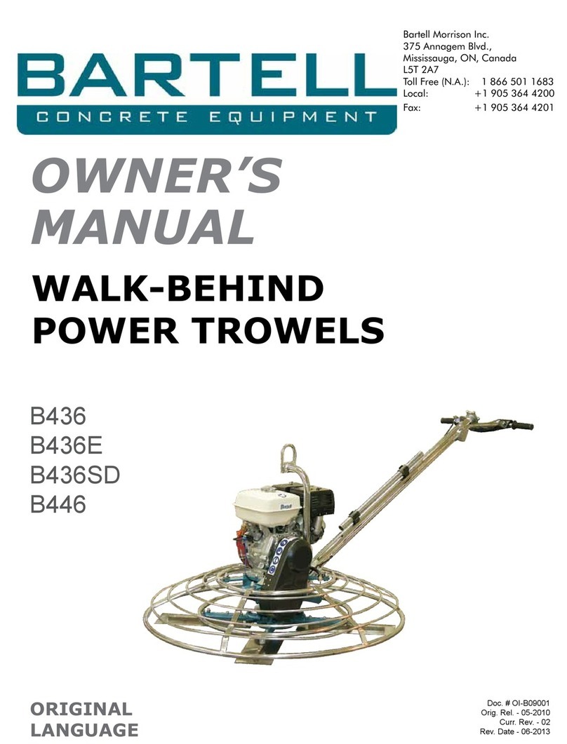 Bartell B430 owner's manual