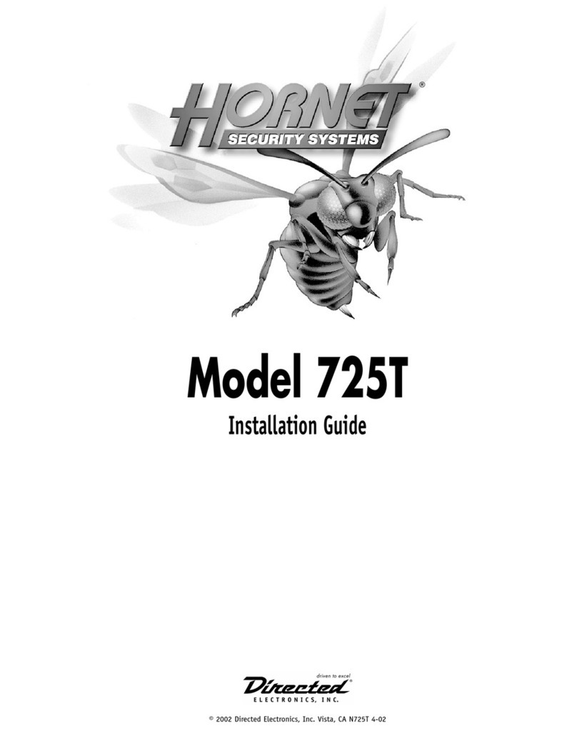 Hornet 725T installation guide