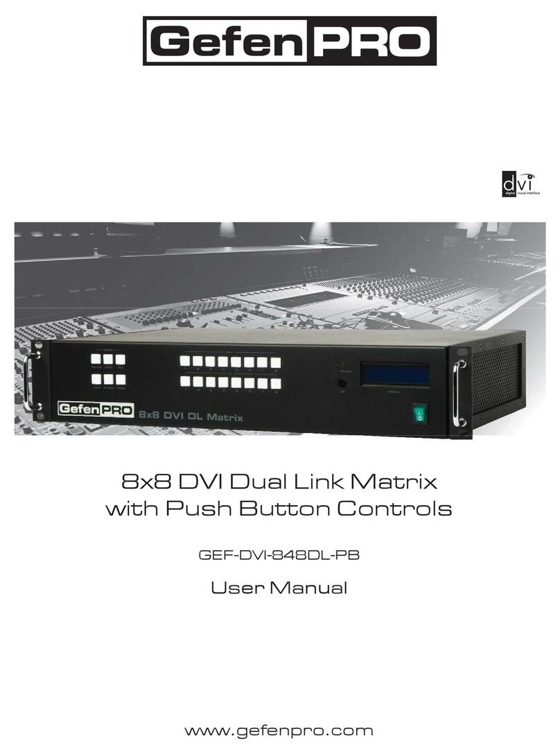 Gefen GEF-DVI-848DL-PB User manual