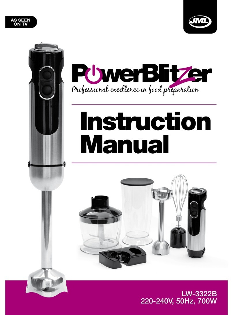 JML PowerBlitzer LW-3322B instruction manual