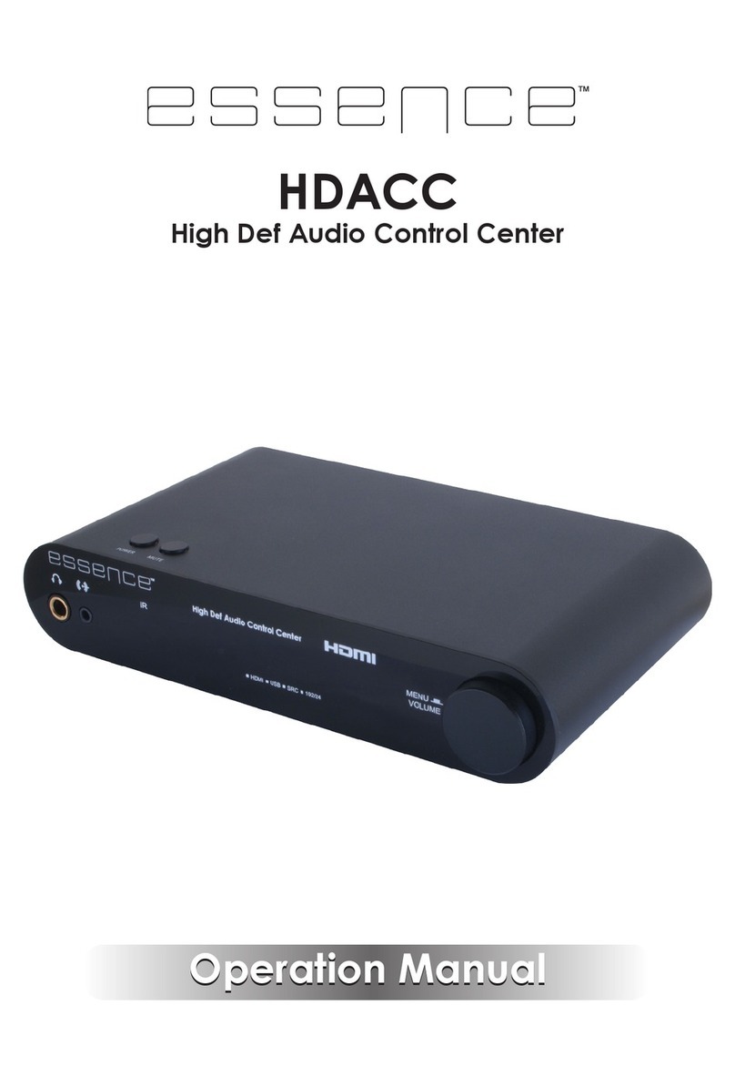 Essence HDACC Operation manual