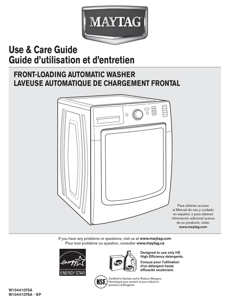 Maytag MHW7000A Series User manual
