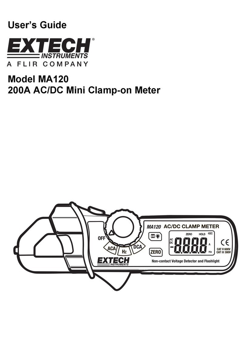 Extech Instruments MA120 User manual