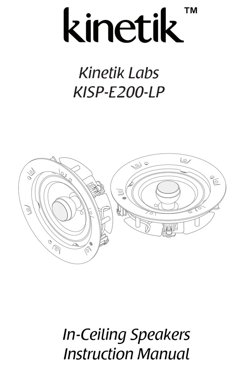 Kinetik KISP-E200-LP User manual