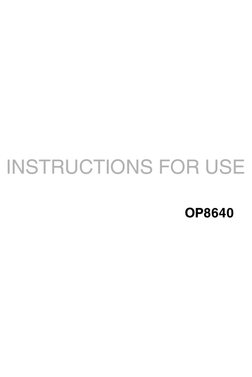 Asko OP8640 User manual