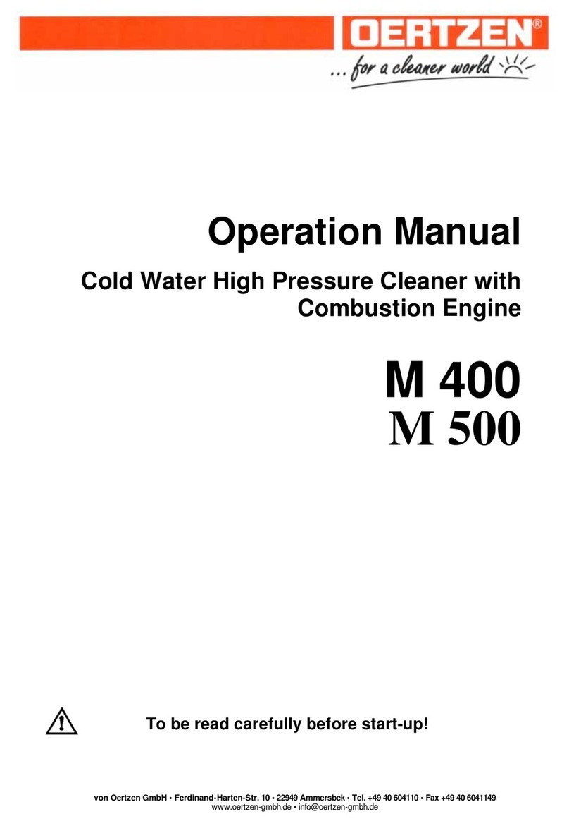 Oertzen M 500 Operation manual Oertzen M 500 Operation manual