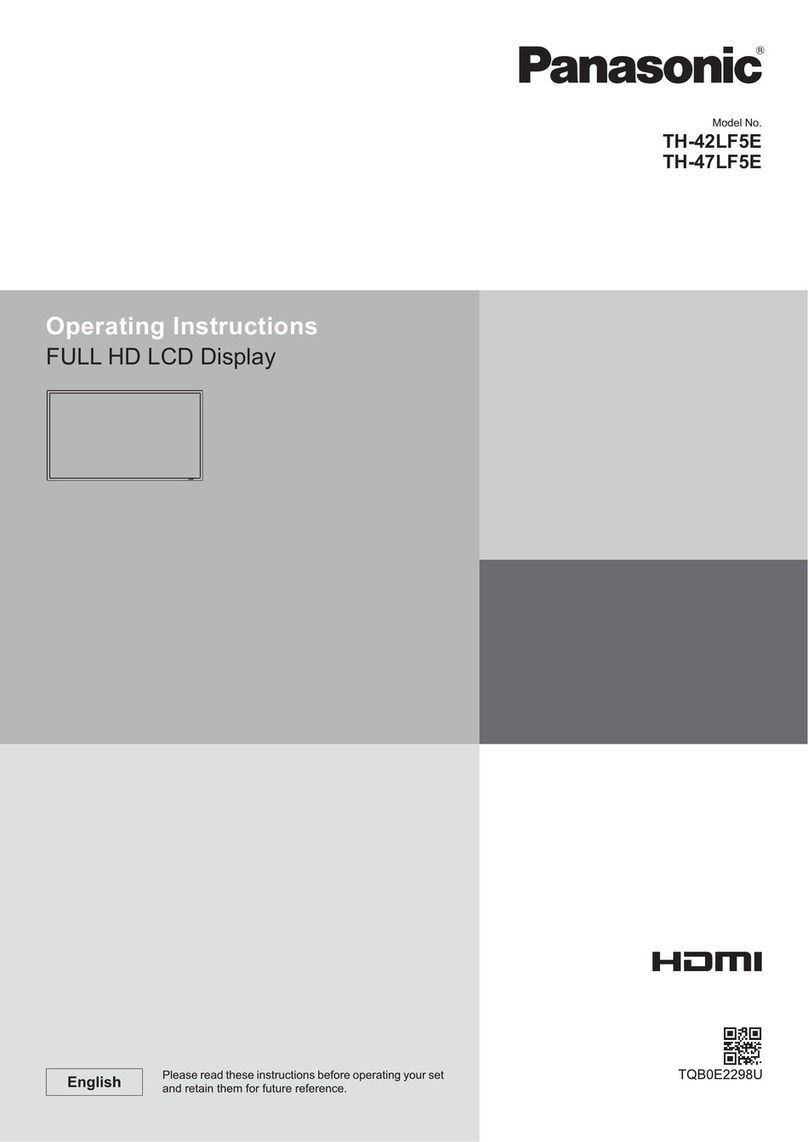 Panasonic TH-42LF5E Assembly instructions
