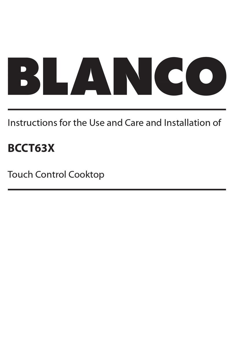 Blanco BCCT63X Installation guide