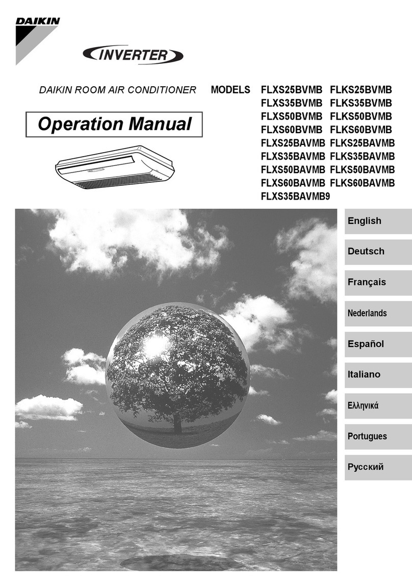 Daikin Inverter FLXS25BVMB User manual