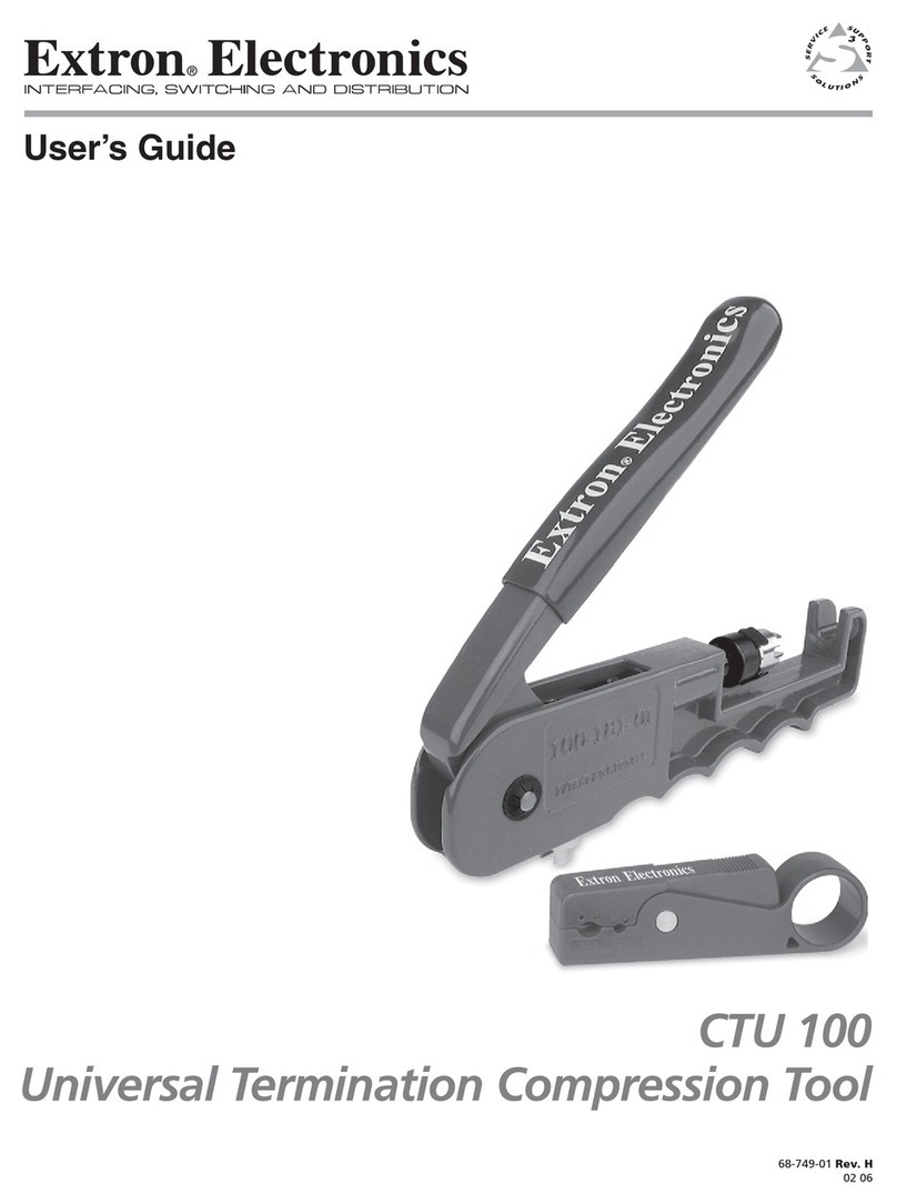 Extron electronics CTU 100 user guide