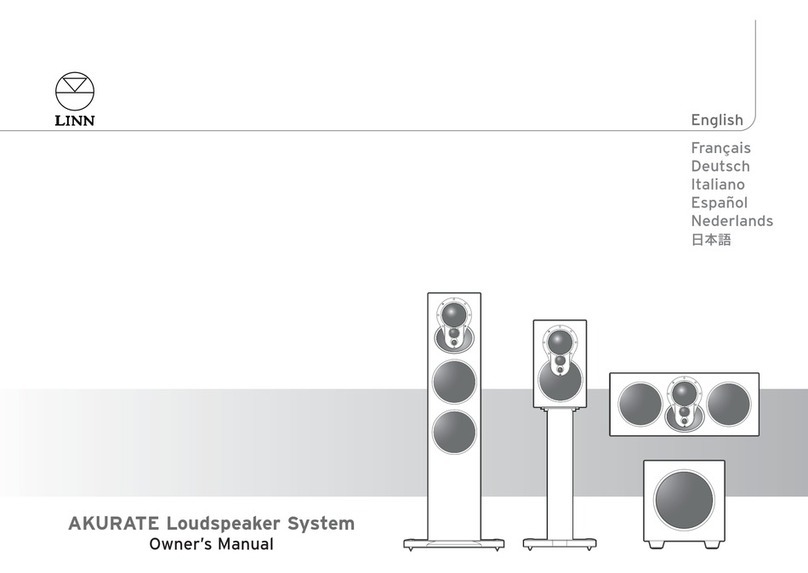 Linn AKURATE MUSIC SERVER owner's manual