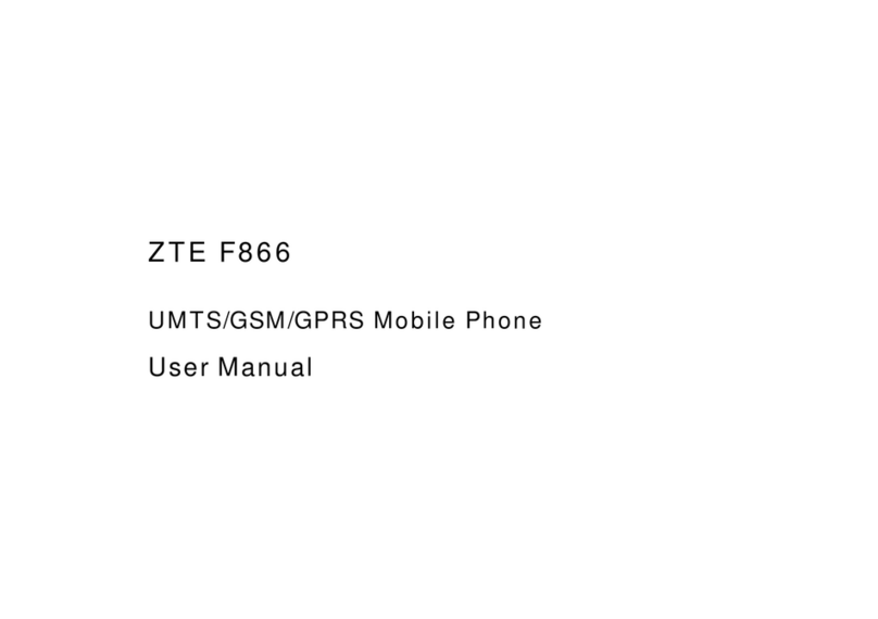 Zte F866 User manual