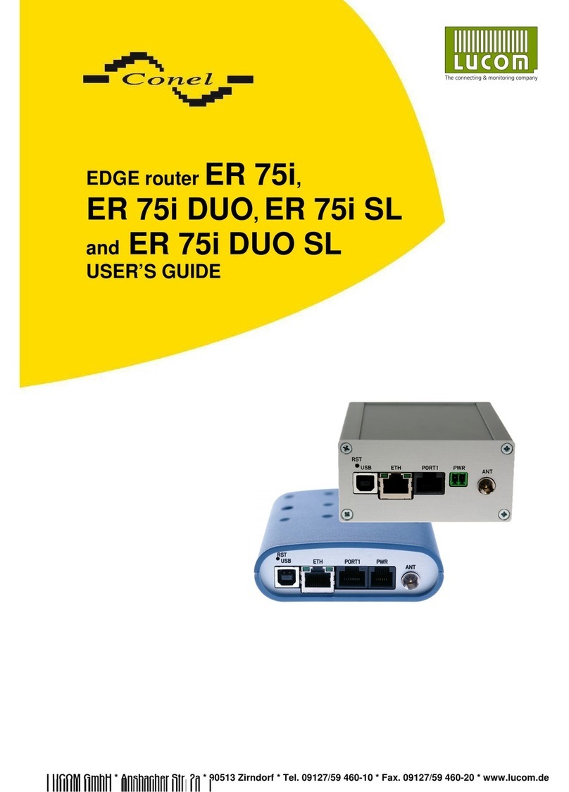 Lucom ER 75i DUO user guide