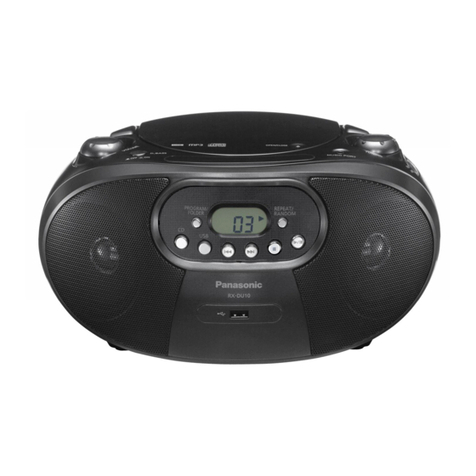 Panasonic RX-DU10 User manual